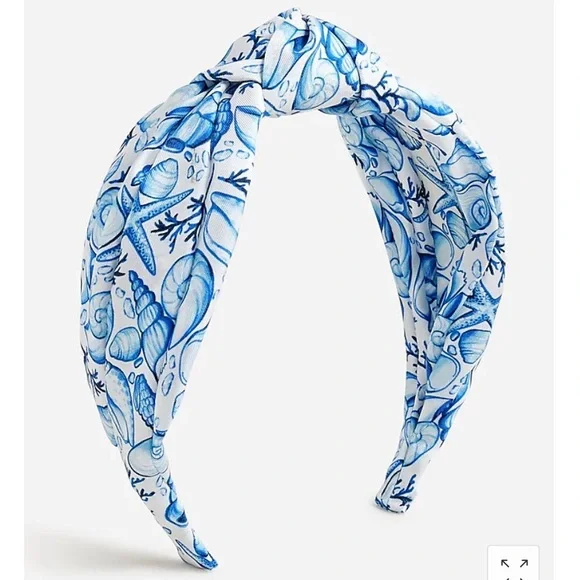 J. Crew | Accessories | Jcrew Silk Seashells Sealife Print  display picture 1